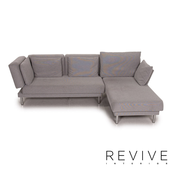 Brühl & Sippold Tam Ecksofa Grau Stoff Wohnlandschaft Kissen