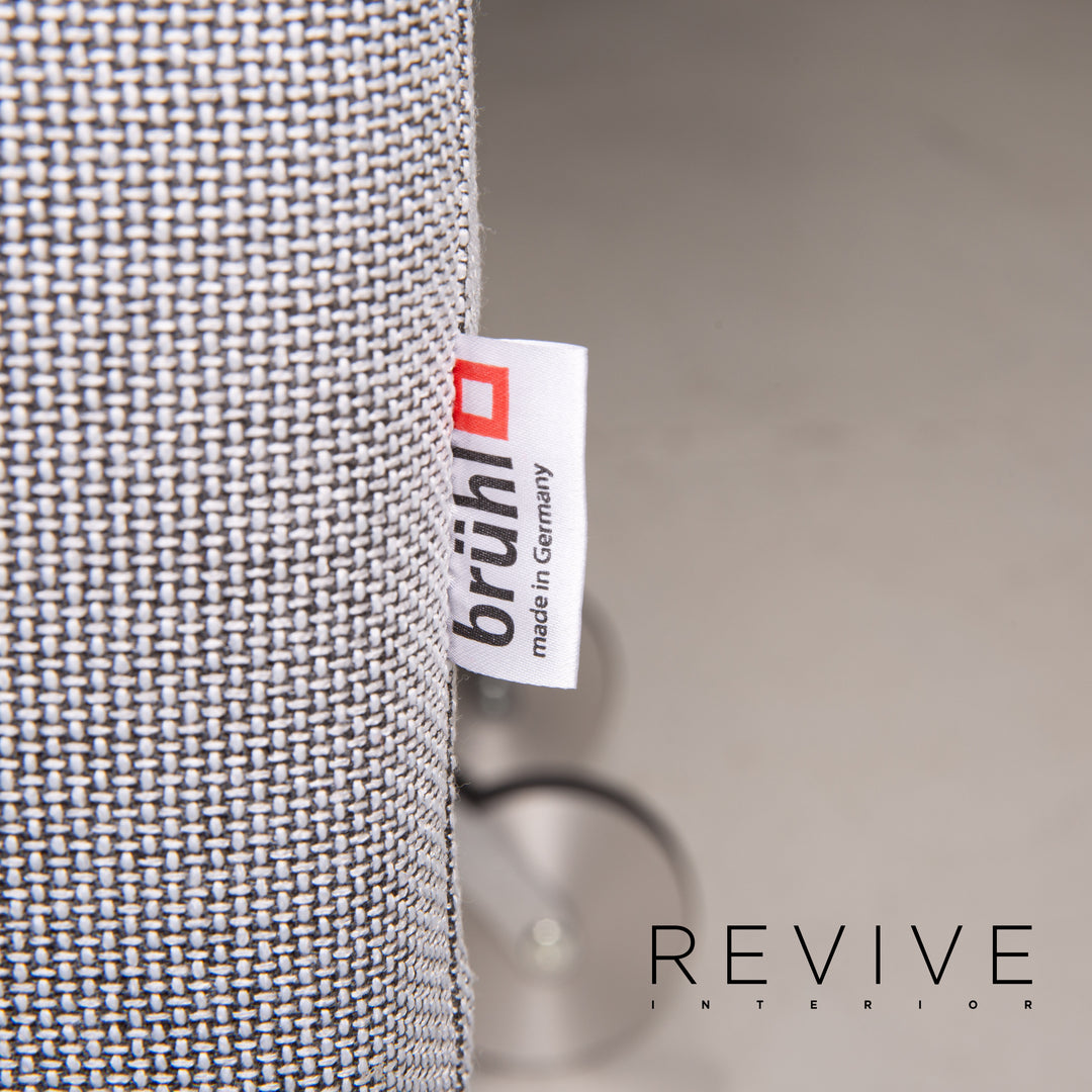 Brühl & Sippold Tam Ecksofa Grau Stoff Wohnlandschaft Kissen