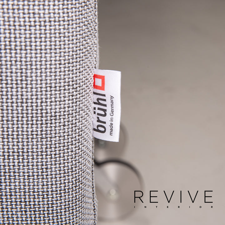 Brühl & Sippold Tam Ecksofa Grau Stoff Wohnlandschaft Kissen