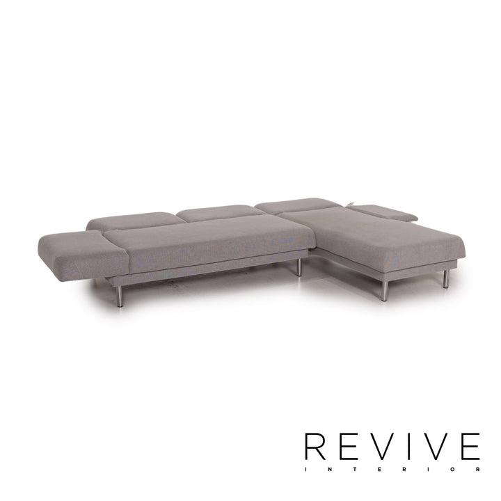 Brühl & Sippold Tam Ecksofa Grau Stoff Wohnlandschaft Kissen