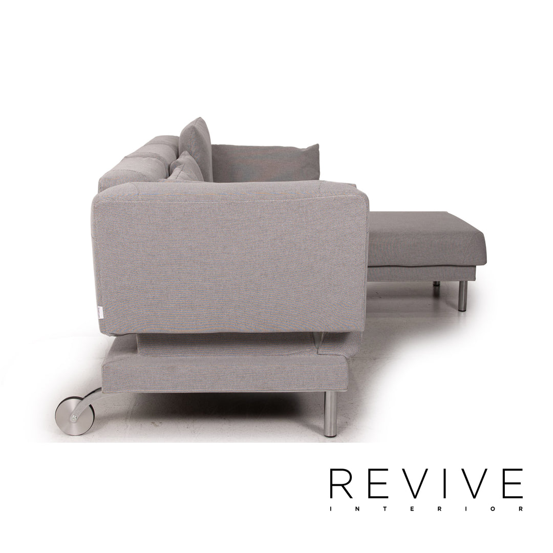 Brühl & Sippold Tam Ecksofa Grau Stoff Wohnlandschaft Kissen