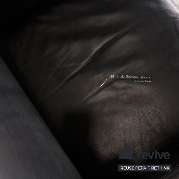 Brühl & Sippold Tomo Leder Sessel Schwarz Funktion Relaxfunktion