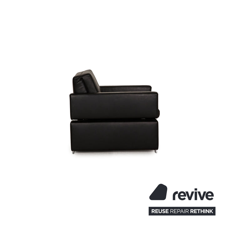 Brühl & Sippold Tomo Leder Sessel Schwarz Funktion Relaxfunktion