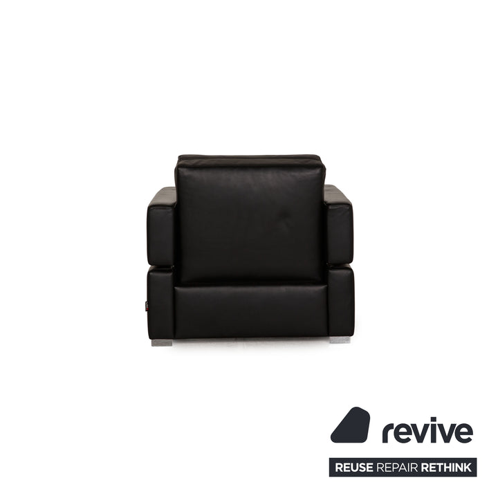 Brühl & Sippold Tomo Leder Sessel Schwarz Funktion Relaxfunktion