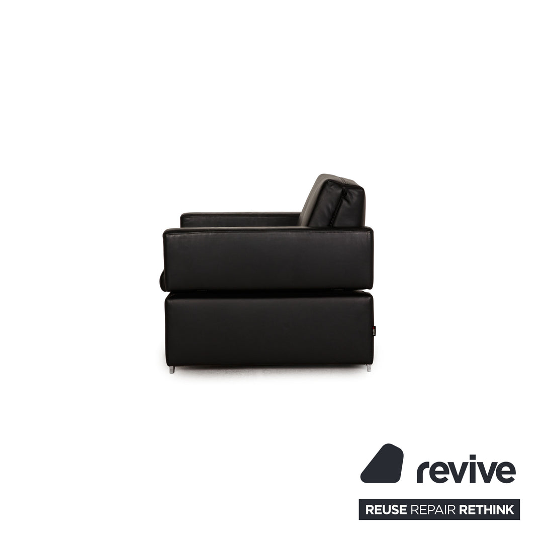 Brühl & Sippold Tomo Leder Sessel Schwarz Funktion Relaxfunktion