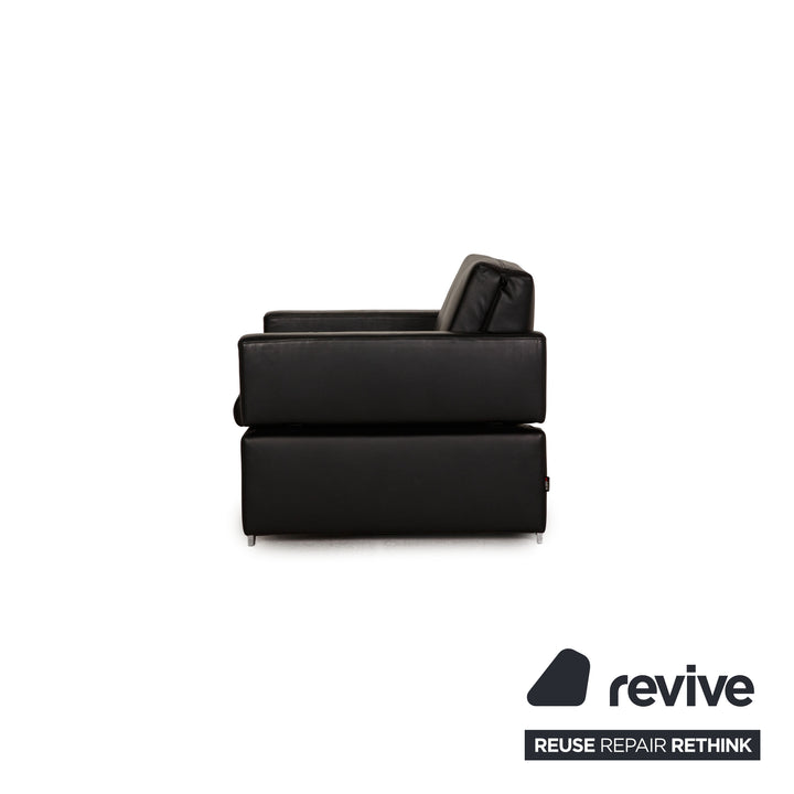 Brühl & Sippold Tomo Leder Sessel Schwarz Funktion Relaxfunktion