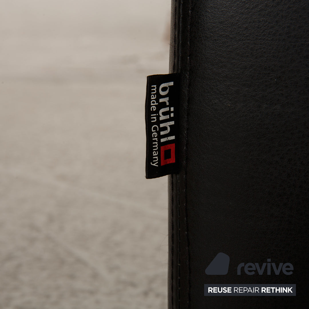 Brühl & Sippold Tomo Leder Sessel Schwarz Funktion Relaxfunktion