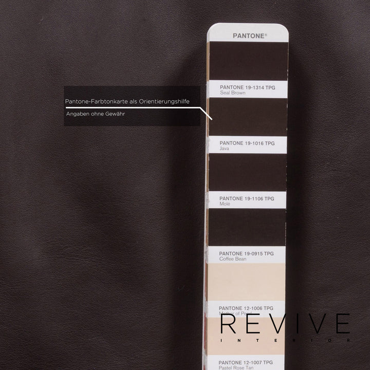 Cassina Maralunga Leather Stool Brown Dark Brown Ottoman #13290