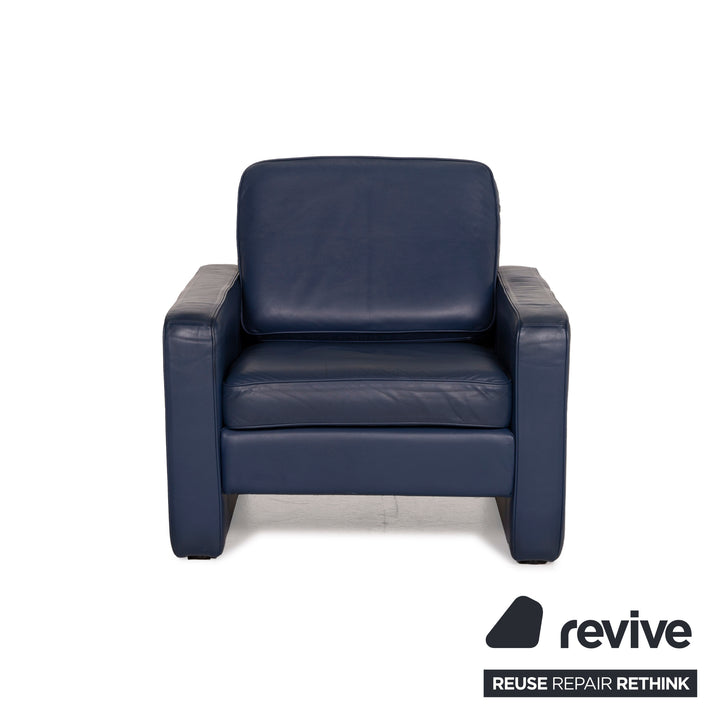 Cor Conseta Leder Sessel Blau