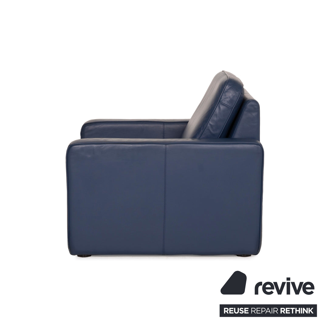 Cor Conseta Leder Sessel Blau