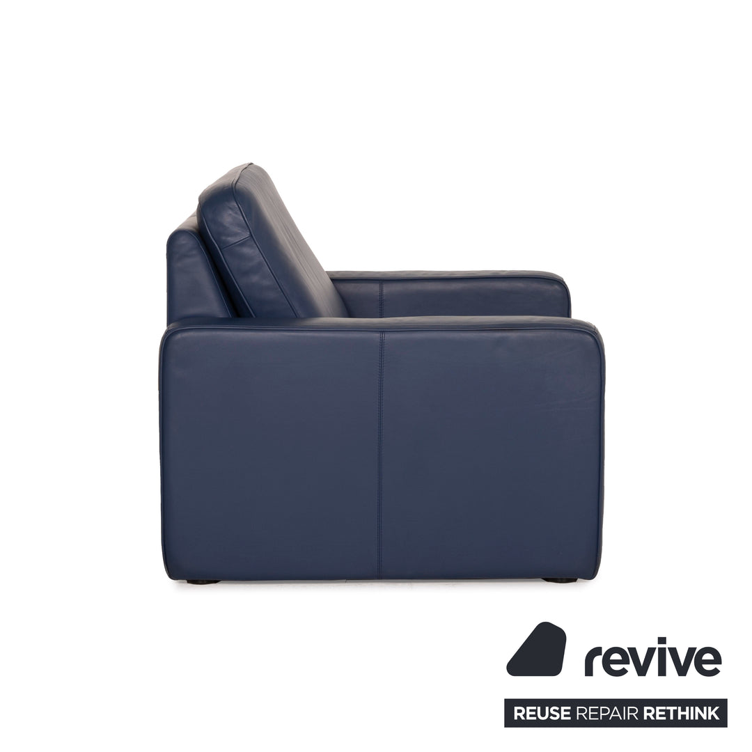 Cor Conseta Leder Sessel Blau