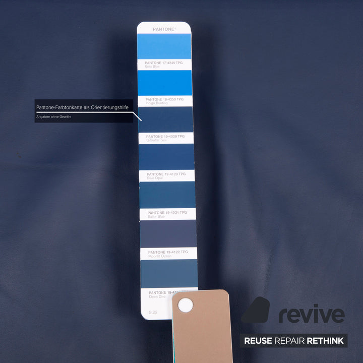 Cor Conseta Leder Sessel Blau