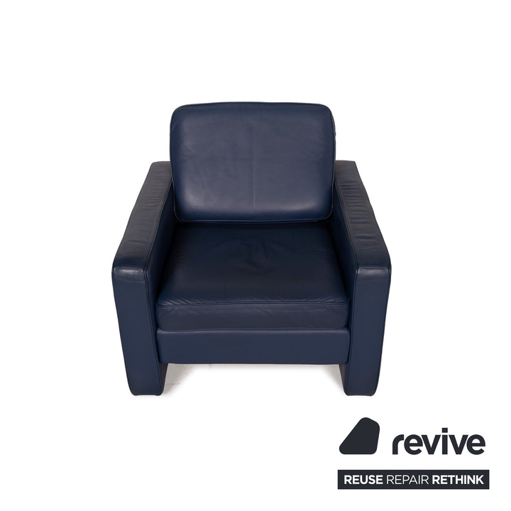 Cor Conseta Leder Sessel Blau