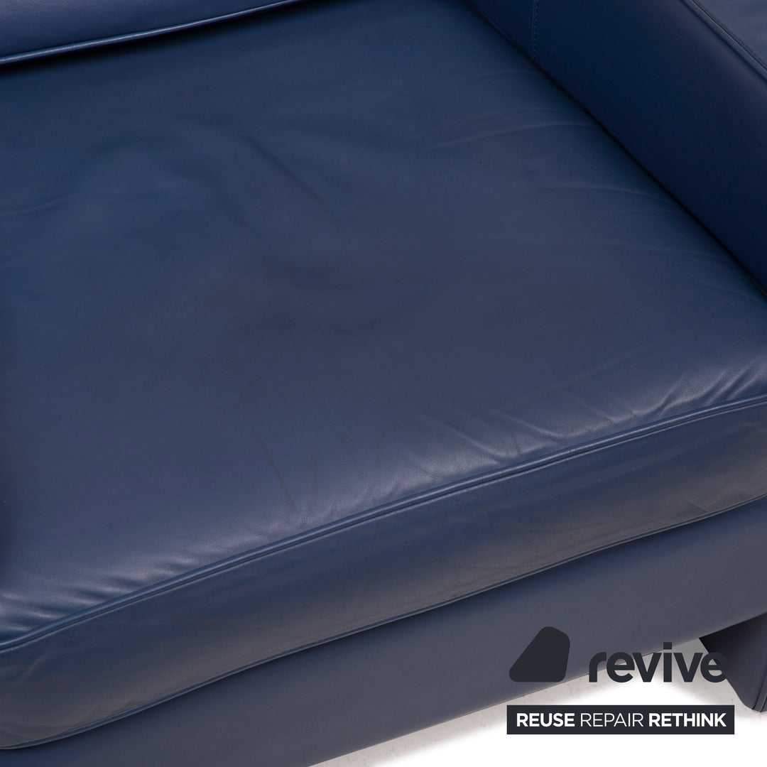Cor Conseta Leder Sessel Blau