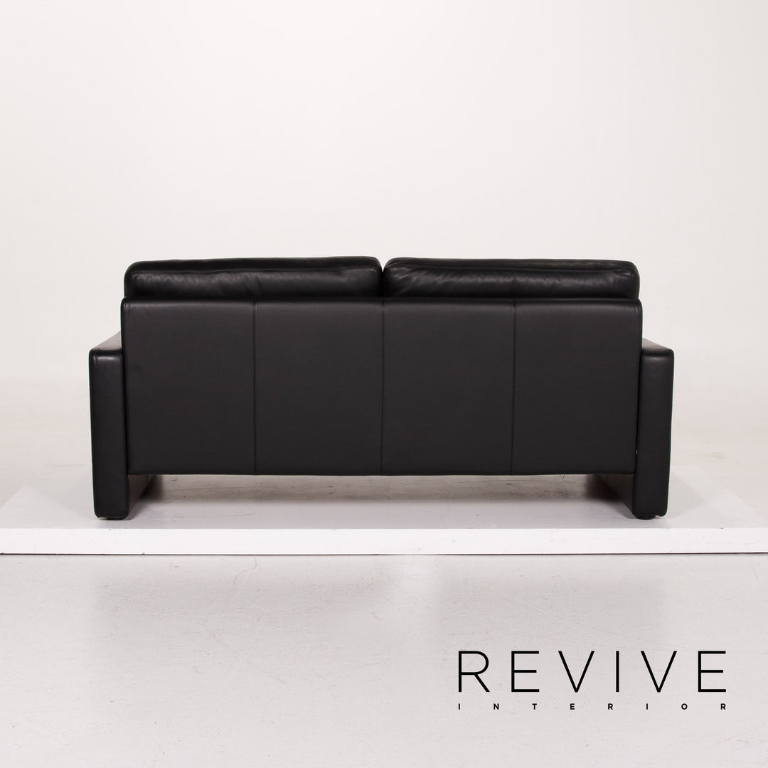 Cor Conseta Leder Sofa Schwarz Dreisitzer #14701