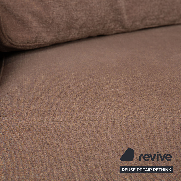 Cor Conseta fabric three-seater beige incl. headrest sofa couch