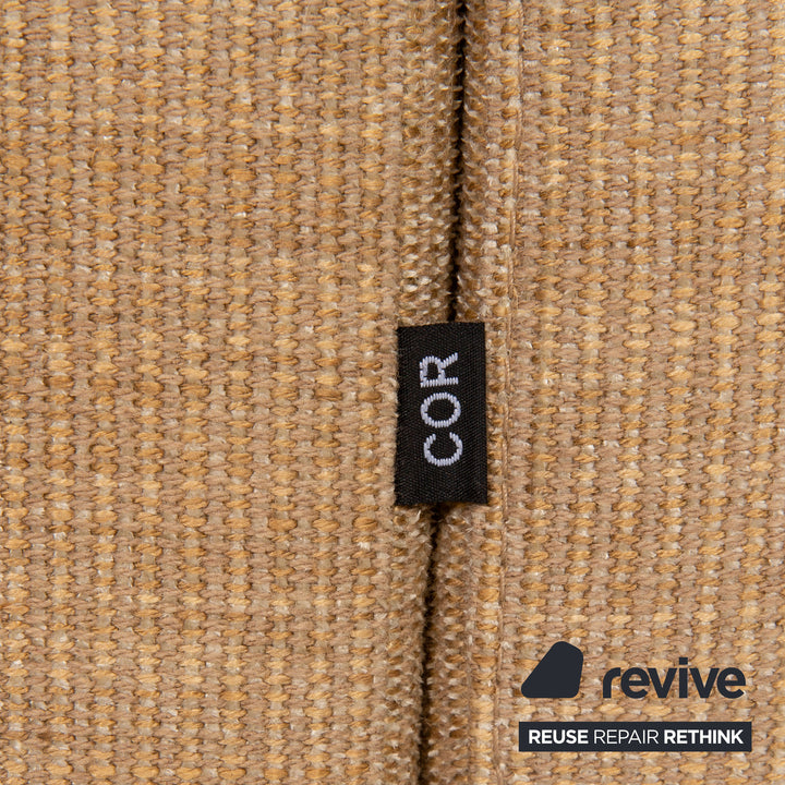 Fauteuil Cor Conseta en tissu beige