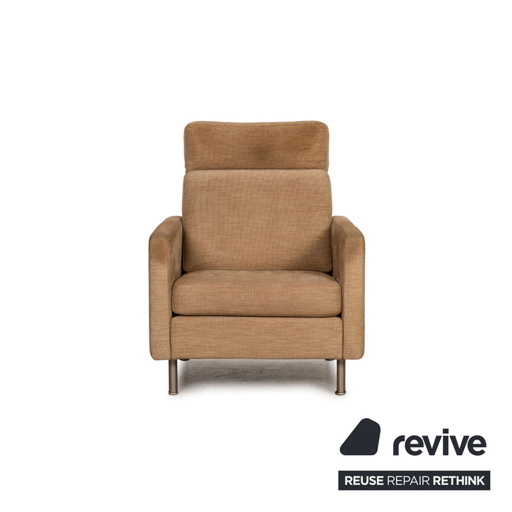 Fauteuil Cor Conseta en tissu beige