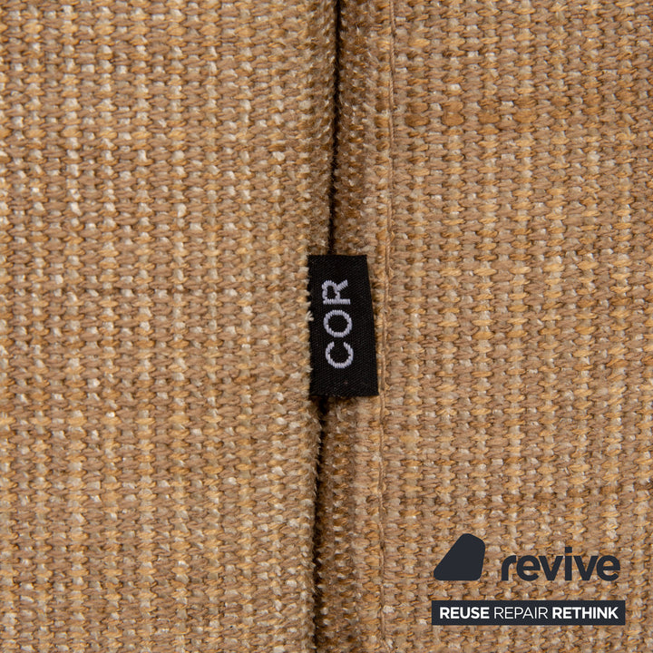 Fauteuil en tissu Cor Conseta beige fonction pivotante