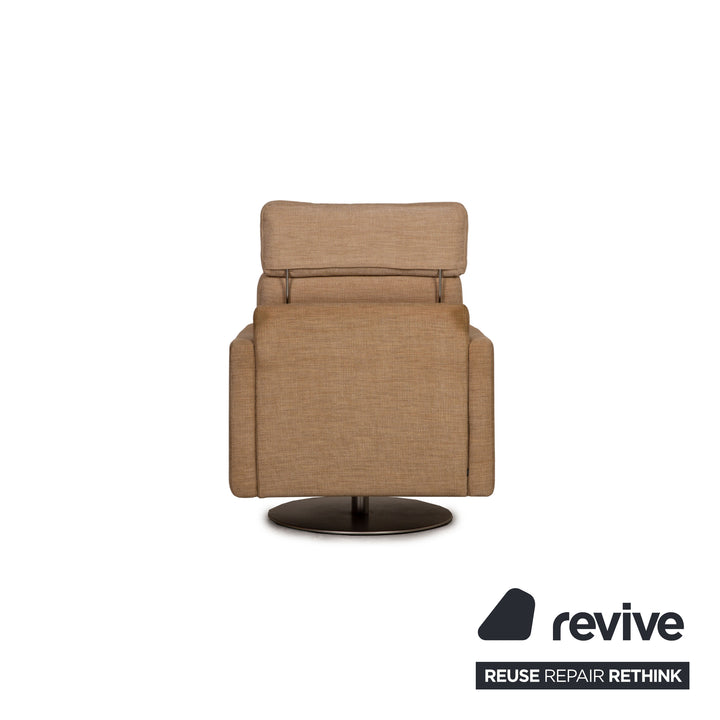 Cor Conseta fabric armchair set beige function swivel function