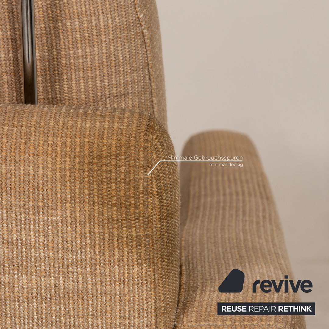Cor Conseta fabric armchair set beige function swivel function
