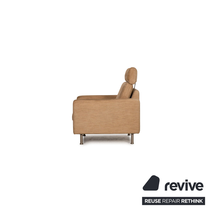 Cor Conseta fabric armchair set beige function swivel function