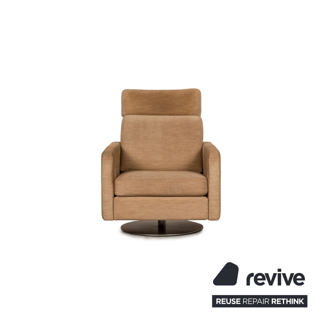 Cor Conseta fabric armchair set beige function swivel function