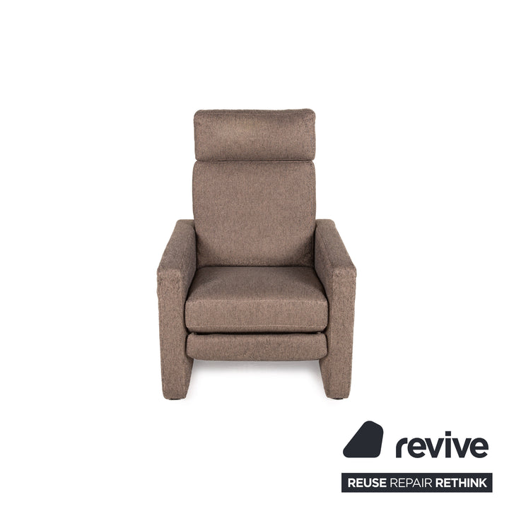 Cor Conseta fabric armchair set beige relax function set
