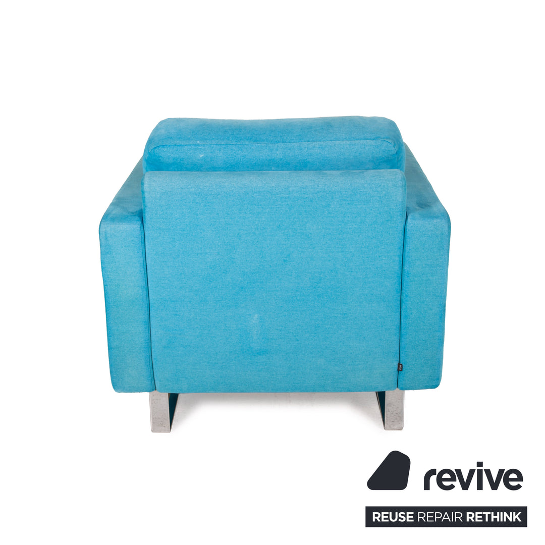Cor Conseta ensemble de fauteuils en tissu jaune turquoise 2x