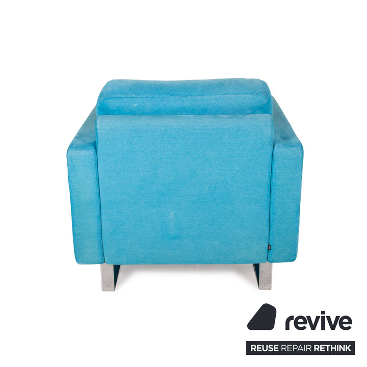 Cor Conseta ensemble de fauteuils en tissu jaune turquoise 2x