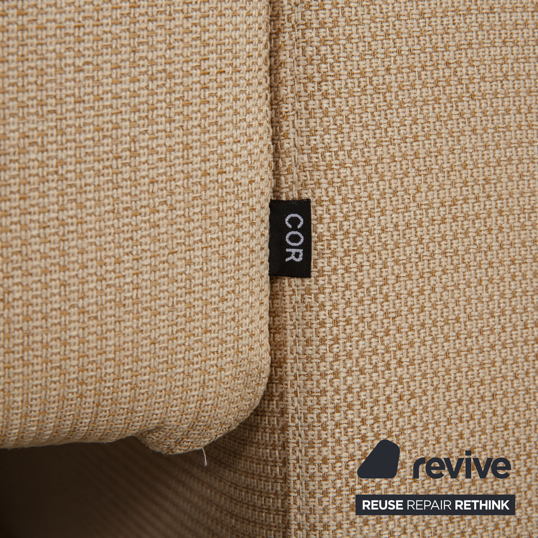 Cor Conseta fabric sofa beige corner sofa couch