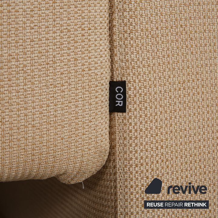 Cor Conseta fabric sofa beige corner sofa couch