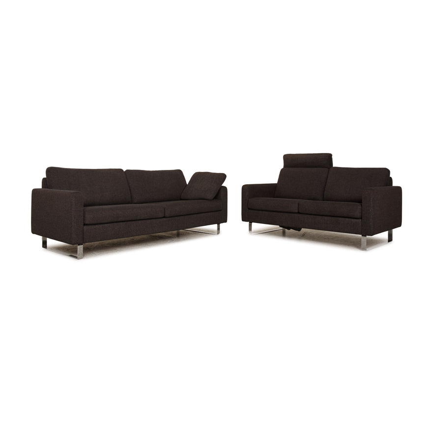 Cor Conseta Fabric Sofa Set Gray Two Seater Three Seater Function