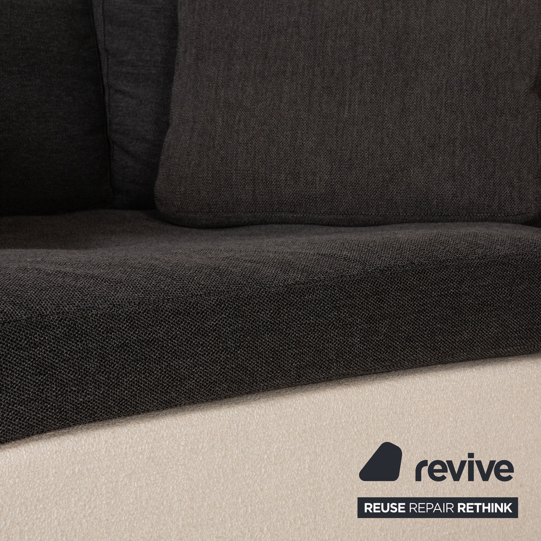 Cor Conseta Stoff Sofa Grau Ecksofa Couch