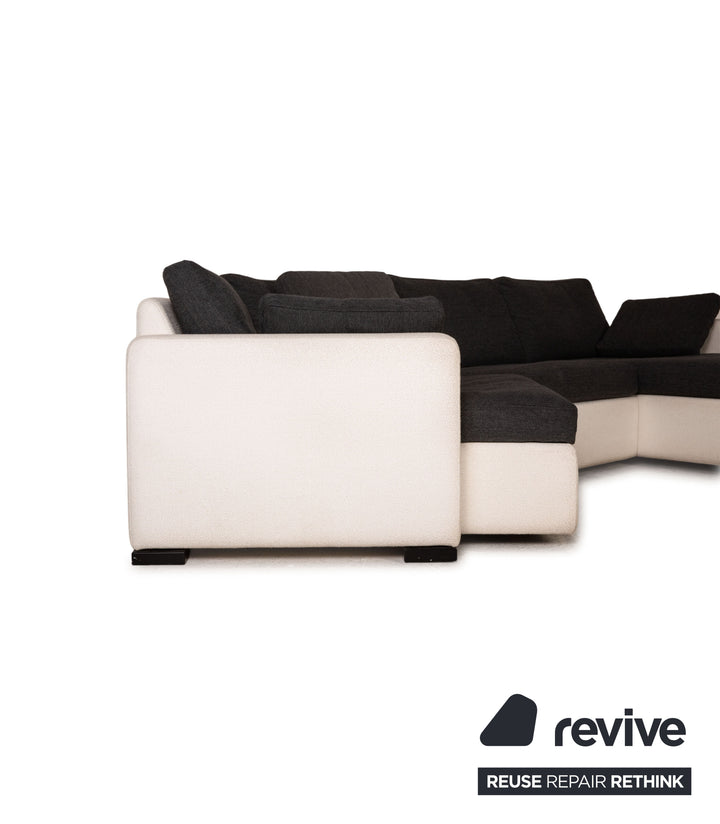 Cor Conseta Stoff Sofa Grau Ecksofa Couch