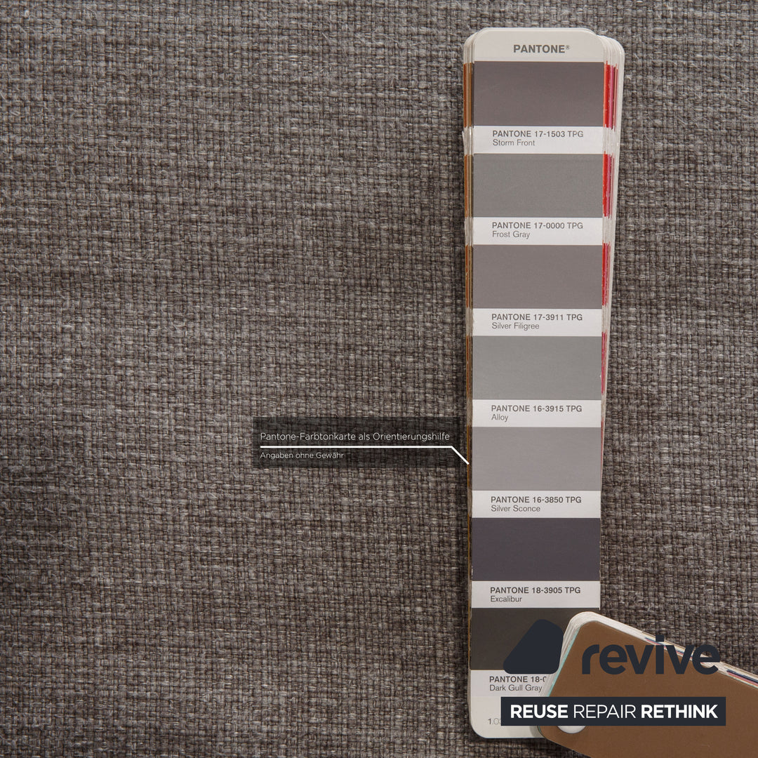 Cor Conseta Stoff Sofa Grau Ecksofa Couch