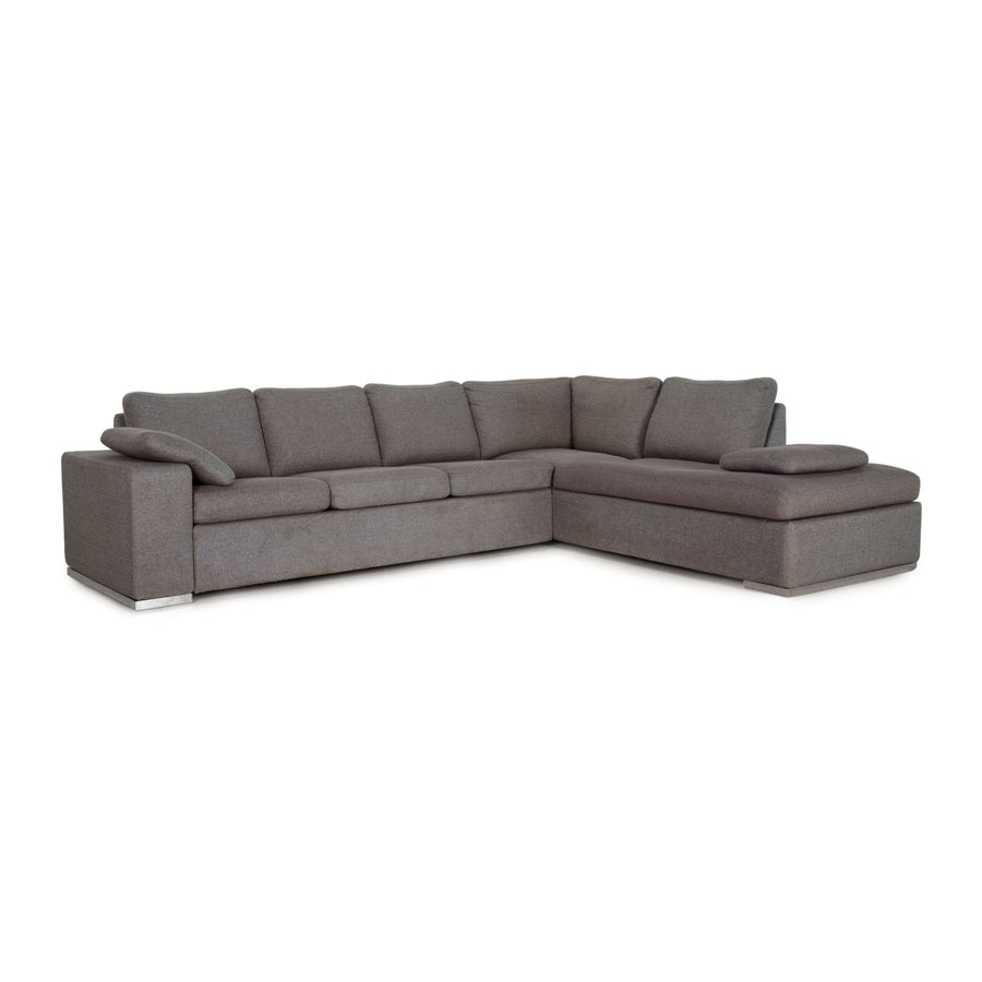 Cor Conseta Stoff Sofa Grau Ecksofa Couch