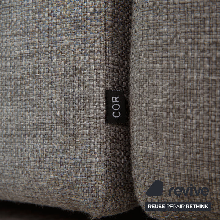 Cor Conseta Stoff Sofa Grau Ecksofa Couch