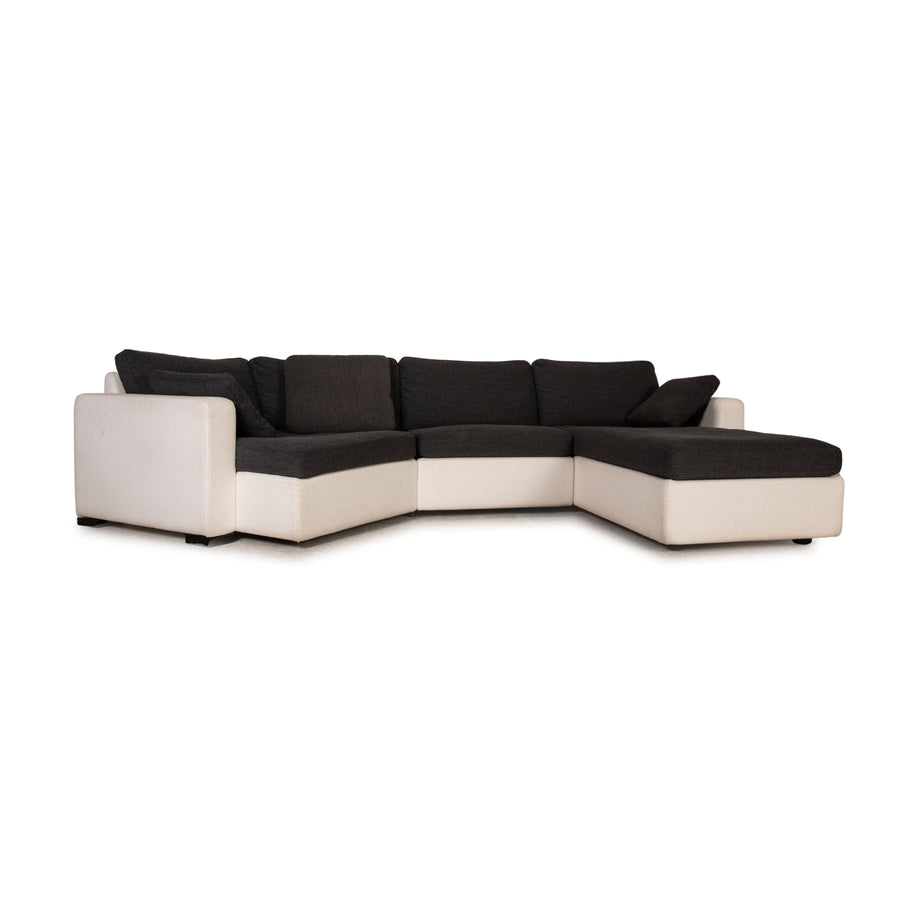 Cor Conseta Stoff Sofa Grau Ecksofa Couch