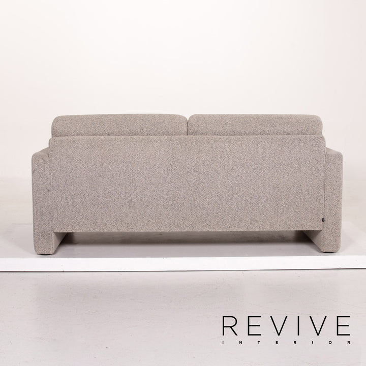 Cor Conseta Stoff Sofa Grau Zweisitzer Couch #14290