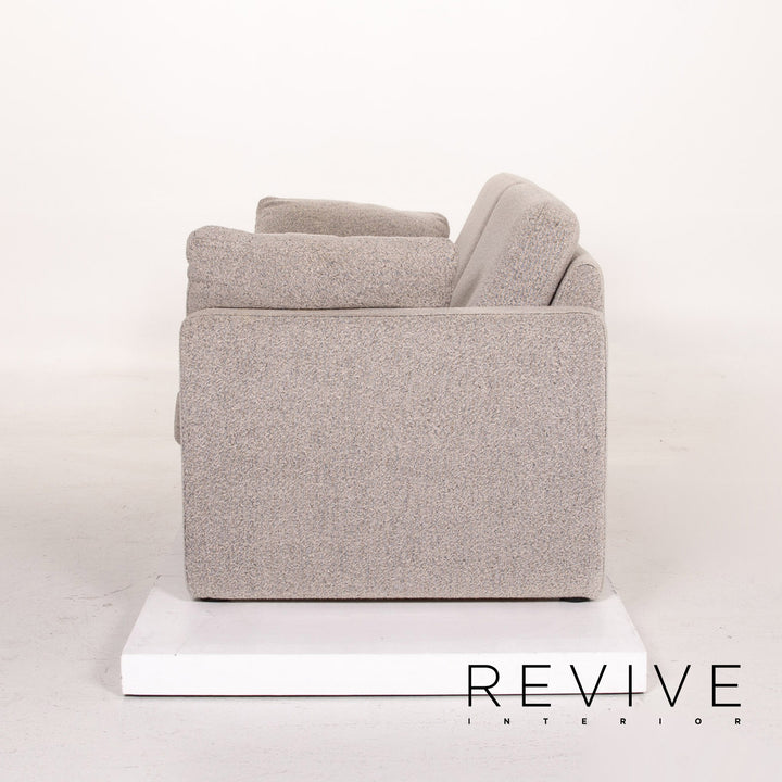 Cor Conseta Stoff Sofa Grau Zweisitzer Couch #14290