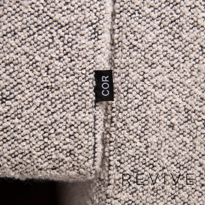Cor Conseta Stoff Sofa Grau Zweisitzer Couch #14290