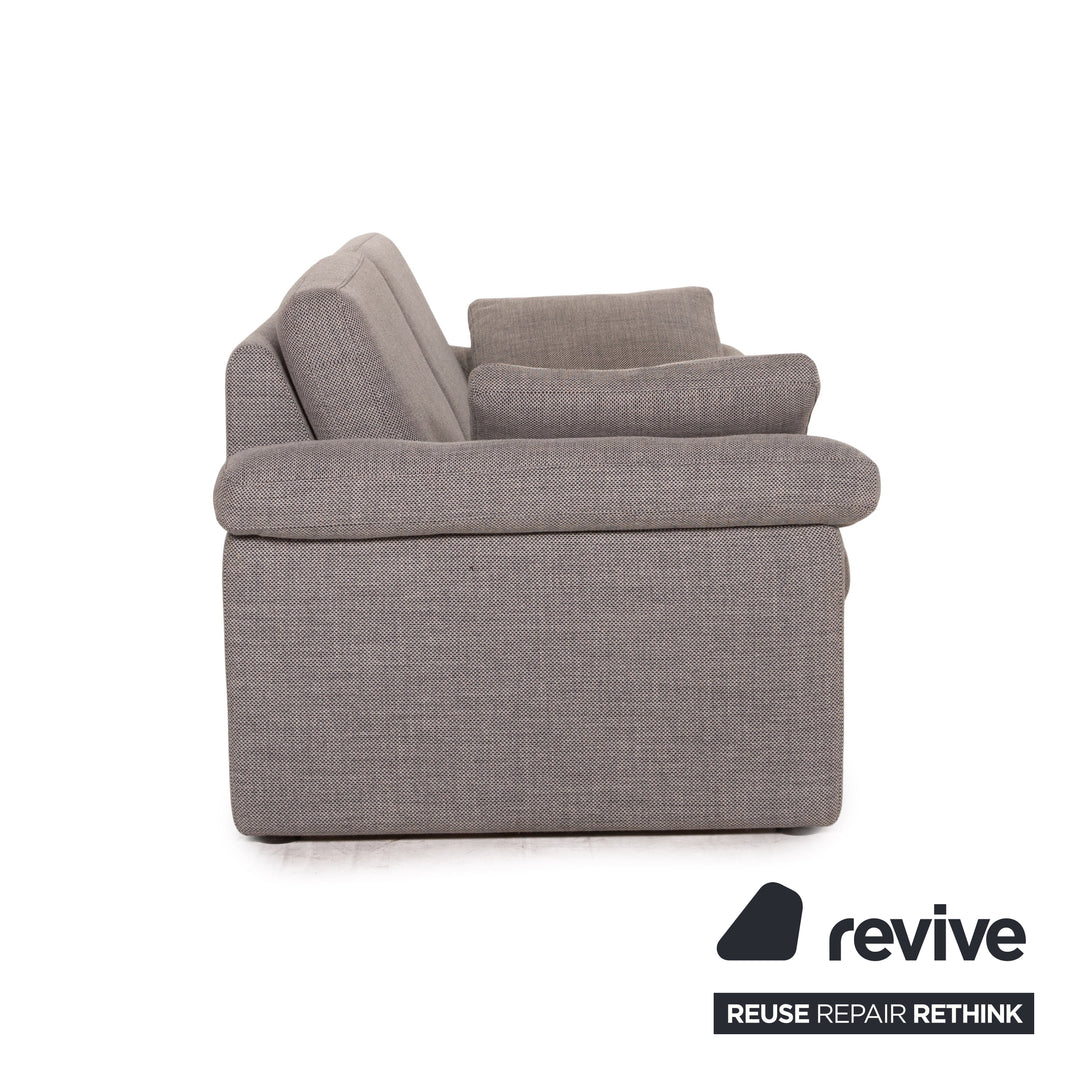 Cor Conseta Stoff Sofa Grau Zweisitzer Couch