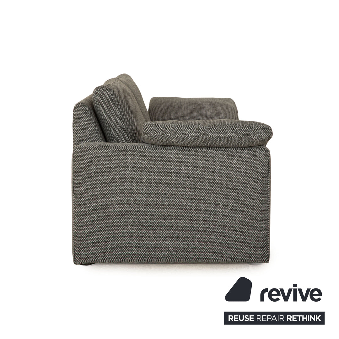 COR Conseta Stoff Zweisitzer Grau 2er Sofa Neubezug