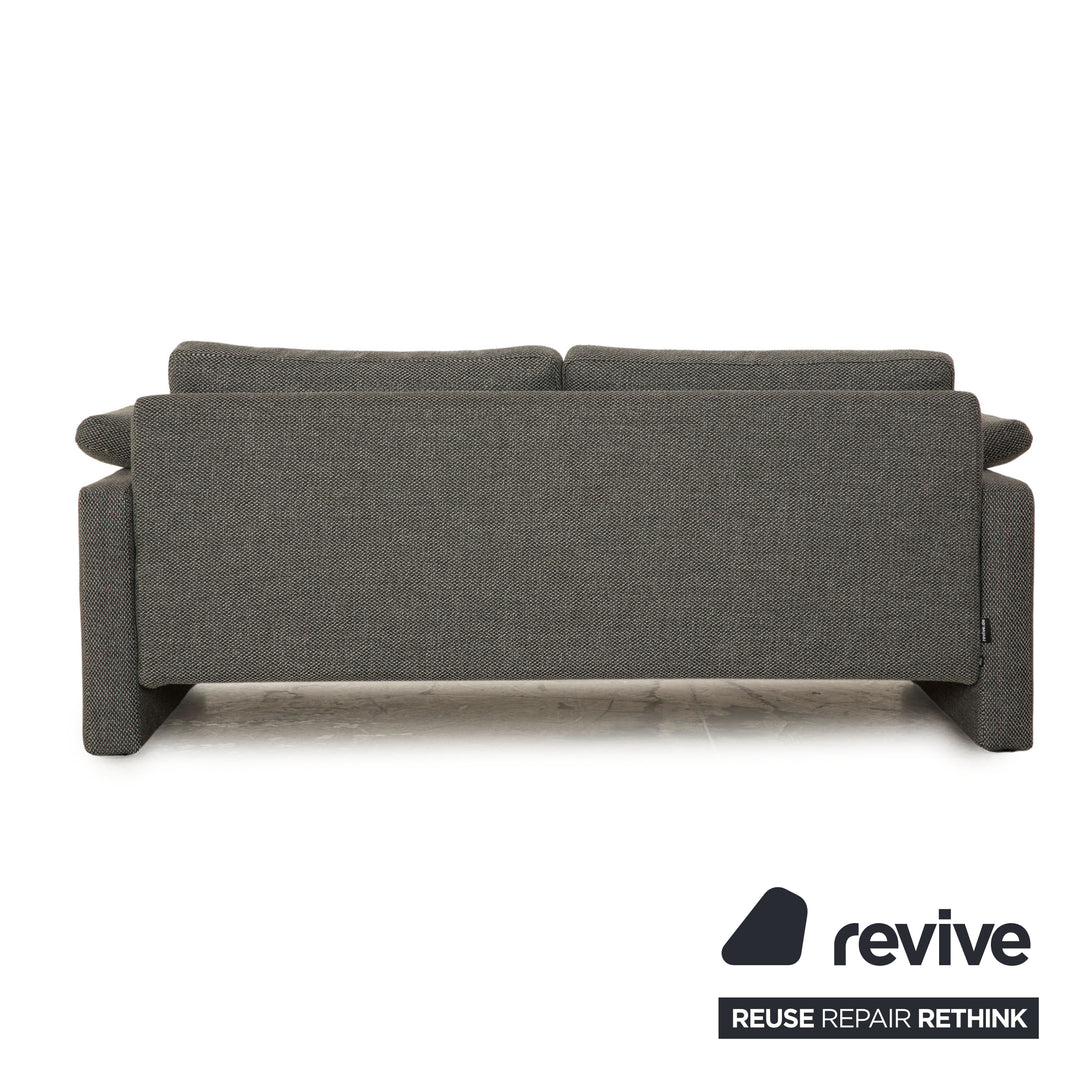 COR Conseta Stoff Zweisitzer Grau 2er Sofa Neubezug