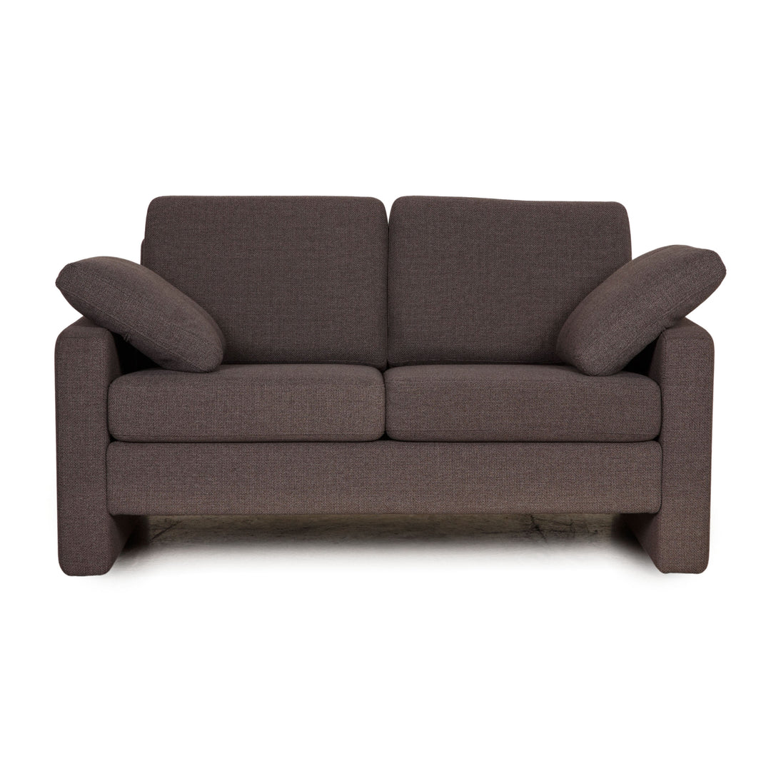 Cor Conseta Stoff Zweisitzer Grau Sofa Couch