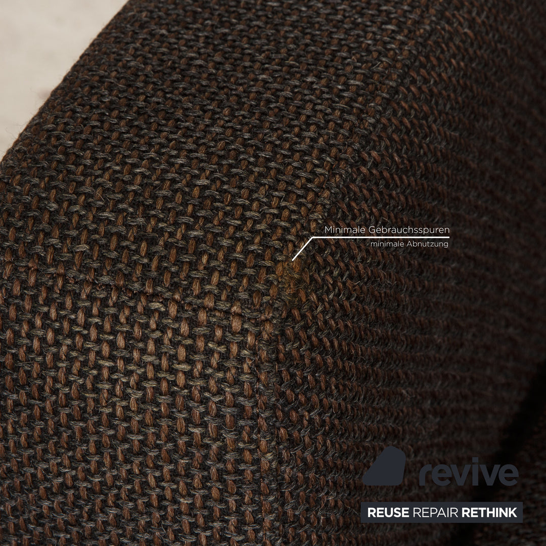 Cor Conseta Stoff Zweisitzer Grau Sofa Couch Funktion