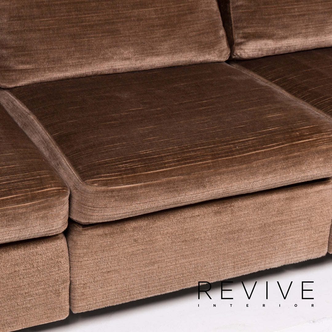 Cor Cord Stoff Sofa Dreisitzer Couch #12493