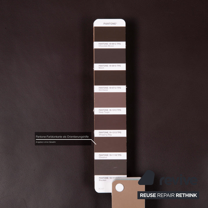 Cor Jalis Leder Hocker Braun