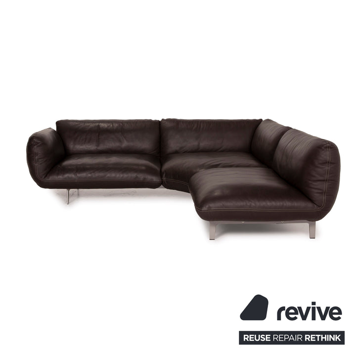 Cor Jalis Leder Sofa Braun Ecksofa